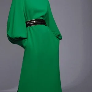 BCBGMAXAZRIA VESTIDO VERDE