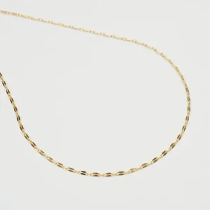 Choker Piastrine fininha dourada